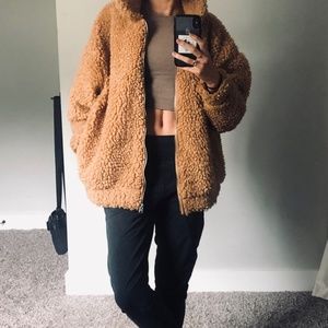 cozy teddy jacket express